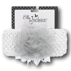 Silver Sparkle Baby Girl's Headband for 0 - 12 Months